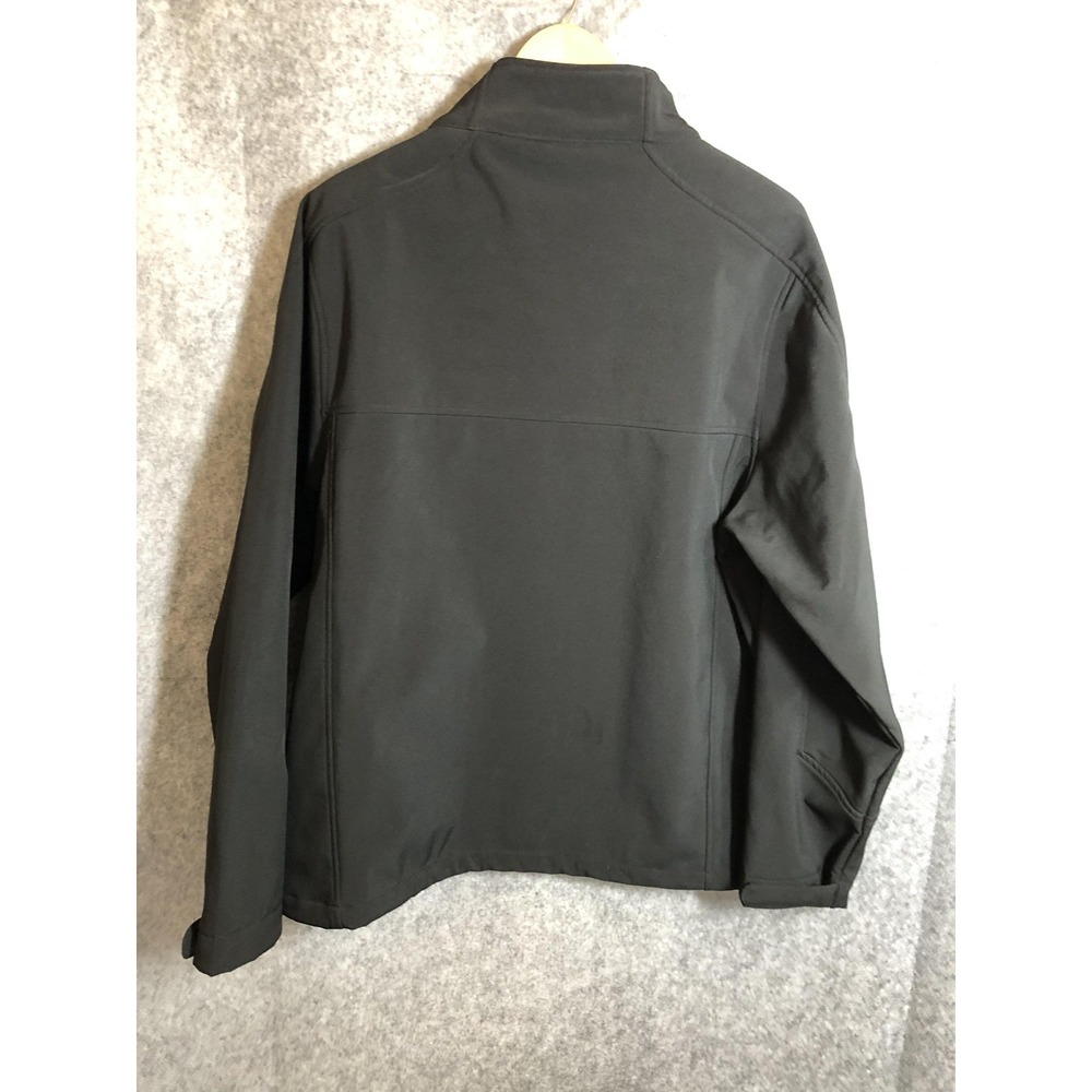 Bone Collector Jacket Mens Large Black Softshell Full Zip Fleece Lined Hunting - Picture 3 of 8